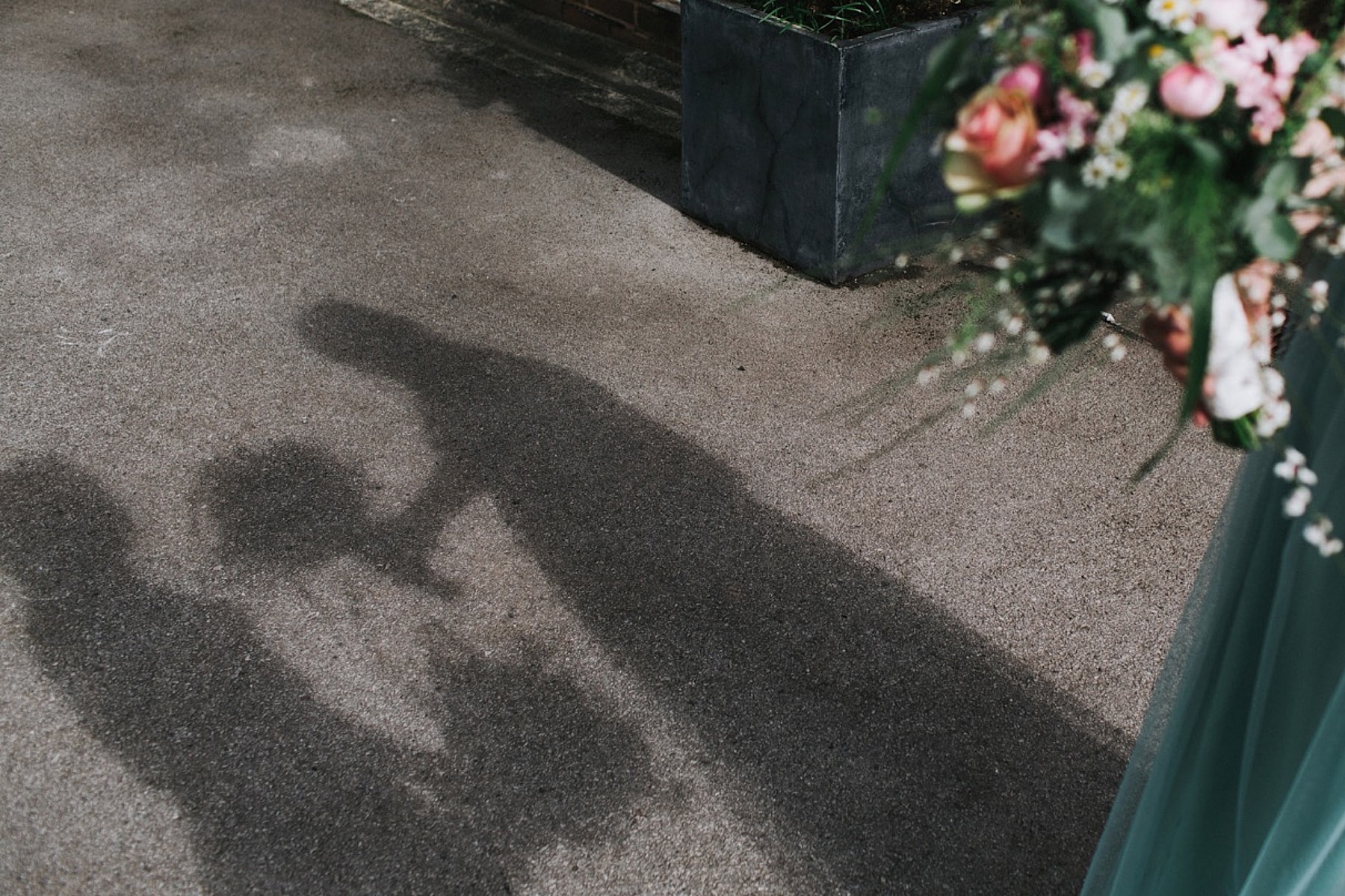 bridesmaid shadows bouquet